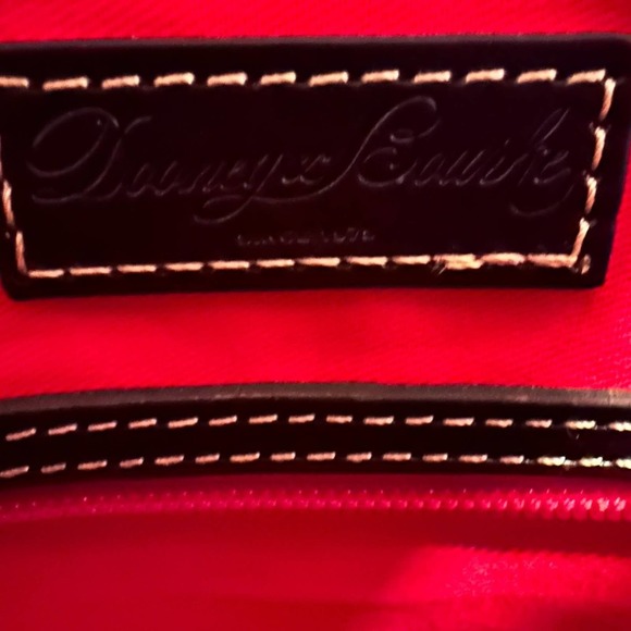 Dooney & Bourke Denison Ruby Croc Embossed Crossbody Leather Wine/Purple - Picture 7 of 11